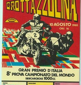 97238 - CARTOLINA d'Epoca PUBBLICITARIA -  GROTTAZZOLINA Campionato SIDECARCROSS
