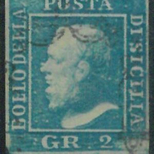 87799 - ANTICHI STATI: SICILIA - Sassone 8 - USATO  - BELLO
