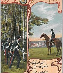 CARTOLINA d'Epoca - MILITARE REGGIMENTALE : Firenze CARABINIERI