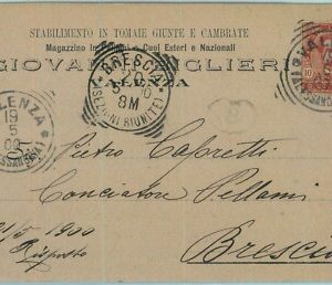 97013 - CARTOLINA d'Epoca - ALESSANDRIA provincia -  VALENZA Pubblicitaria 1900