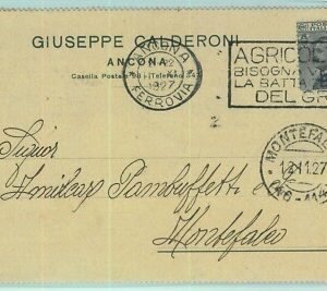 97298 - CARTOLINA d'Epoca -  ANCONA  Citta'  - Pubblicitaria 1927