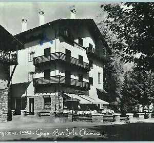 97812 - CARTOLINA d'Epoca -  AOSTA Provincia -  COURMAYEUR Gran Bar "Au Chamois"