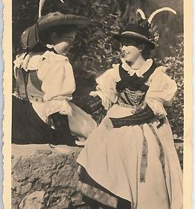 40508  CARTOLINA d'Epoca - BOLZANO  -  FOTOGRAFICA  Costumi dell'Alto Adige