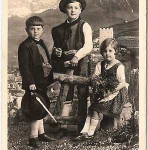40509 CARTOLINA d'Epoca - BOLZANO -  FOTOGRAFICA  Costumi dell'Alto Adige MERANO