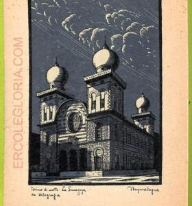 af3525 - JUDAICA vintage postcard: ITALY - Torino - RRR