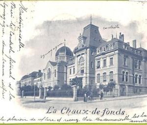 af3501 - JUDAICA vintage postcard: FRANCE - La Chaux-de-Fonds - 1899