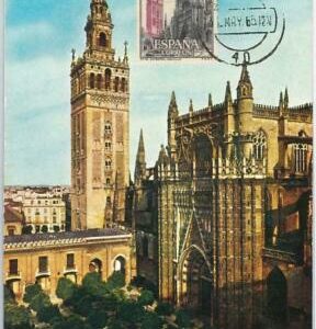 48380 - SPAIN - MAXIMUM CARD - Architecture: Sevilla1965