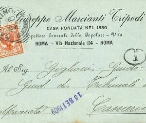 ab0713 - VINTAGE POSTCARD - ROME City: Advertising