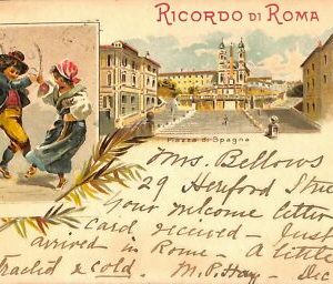 ab0784 - VINTAGE POSTCARD - ROME City: Piazza di Spagna