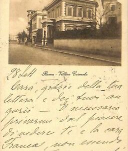 ab0888 - VINTAGE POSTCARD - ROME City: Villino Garmela