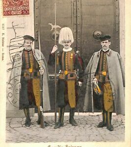 ab0812 - VINTAGE POSTCARD - ROME City: Swiss Guards