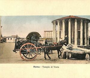 ab0858 - VINTAGE POSTCARD - ROME City: Temple of Vesta