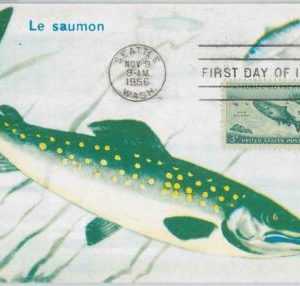 52729 - USA: United States - MAXIMUM CARD - ANIMALS: Fish 1956