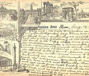 ab0899 - VINTAGE POSTCARD - ROME City