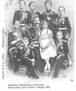 ab0781 - VINTAGE POSTCARD - ROME City: Imperial Family of Germany