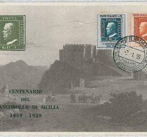 32507 - ITALY - MAXIMUM CARD : Stamp Centenary 1959 - VENEZIA