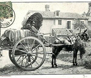 ab0881 - VINTAGE POSTCARD - ROME City Carretiere