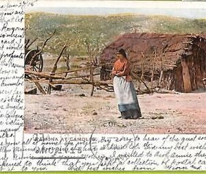 af3061 - USA - Vintage Postcard - NATIVE AMERICAN INDIANS-Ramona at Camulos-1905
