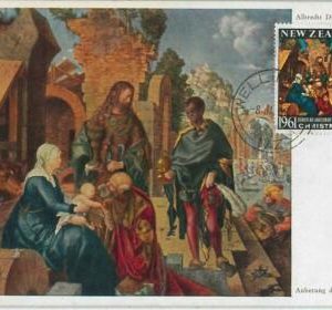 48278 - NEW ZEALAND - MAXIMUM CARD - ART / CHRISTMAS : Durer - 1968