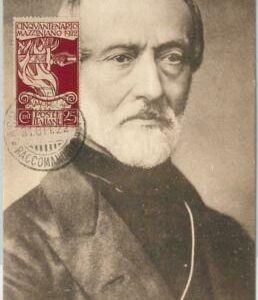 54563 - ITALY - POSTAL HISTORY: MAXIMUM CARD - 1922 POLITICS Mazzini