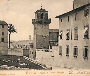 ab0856 - VINTAGE POSTCARD - ROME City: Torre Borgia house