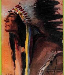 af3080 - USA - Vintage Postcard - NATIVE AMERICAN INDIANS - 1911