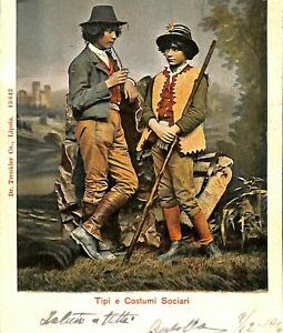 ab0783 - VINTAGE POSTCARD - ROME City: Types and Social Costumes