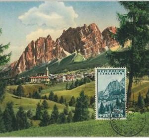 54553 - ITALY - POSTAL HISTORY: MAXIMUM CARD - 1954 ARCHITECTURE Nature