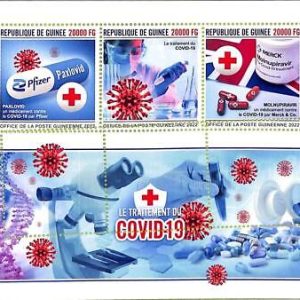 A9460 - REP.GUINEE - ERROR MISPERF Stamp Sheet - 2022 - Disease,MEDICINE
