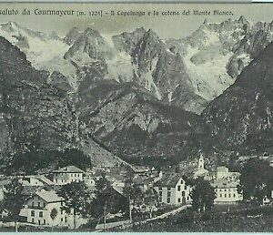 97817 - CARTOLINA d'Epoca -  AOSTA Provincia -  COURMAYEUR  1909