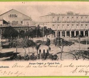 aa5960 - HABANA - Vintage Postcard - Central Park - 1904