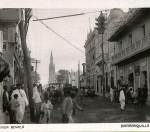 ac8395 - COLOMBIA -  Vintage Postcard - Barranquilla, Avenida Boyaca