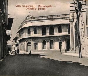 ac8366 - COLOMBIA -  Vintage Postcard - Barranquilla, Comercio Street - 1910