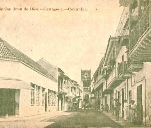 ac8363 - COLOMBIA -  Vintage Postcard - Cartagena, San Juan de Dios Street