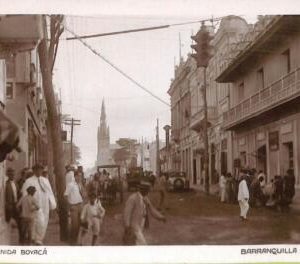 ac8385 - COLOMBIA -  Vintage Postcard - Barranquilla, Avenida Boyaca