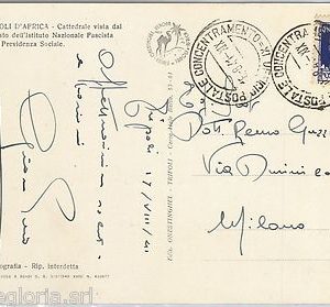 60045  ITALIA Libya - STORIA POSTALE - POSTA MILITARE: UFFICIO CONCENTRAMENTO XI