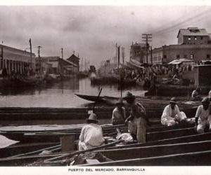 ac8419 - COLOMBIA -  Vintage Postcard - Barranquilla, Puerto del Mercado