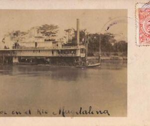 ac8439 - COLOMBIA -  Vintage Postcard - The Magdalena River, Real photo - 1908