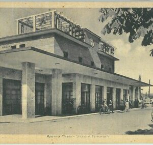 85926 - CARTOLINA d'Epoca -  MASSA CARRARA - Apuania Massa 1940 STAZIONE  TRENO