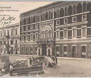 CARTOLINA d'Epoca - BRINDISI Città - GRAND HOTEL 1907