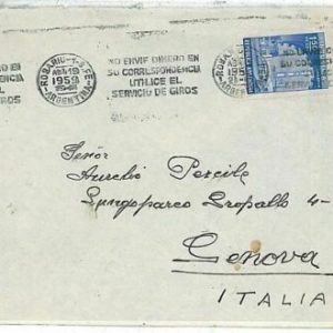 13289 - ARGENTINA - POSTAL HISTORY -  COVER to ITALY 1959 - MONEY Banking