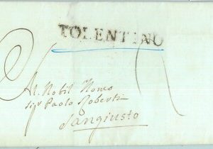 85932 - REGNO - Storia Postale - BUSTA PREFILATELICA Massa Carrara: TOLENTINO