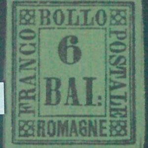 87761  - Francobolli ANTICHI STATI -  ROMAGNE : Sassone 7  NUOVO  LINGUELLATO