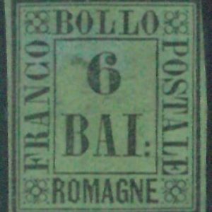 87762  - Francobolli ANTICHI STATI -  ROMAGNE : Sassone 7  NUOVO  LINGUELLATO