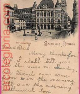 ah7014 - GERMANY - VINTAGE POSTCARD Ansichtskarten - Gruss aus Bremen