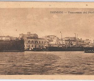 43973   CARTOLINA d'Epoca - BRINDISI Città - PANORAMA  1934