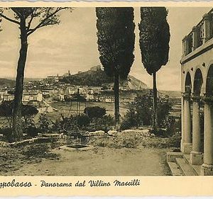 CARTOLINA d'Epoca - CAMPOBASSO città  - PANORAMA dal VILLINO MASCILLI