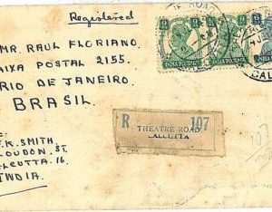 16464  - INDIA  - POSTAL HISTORY : COVER1949- THEATRE