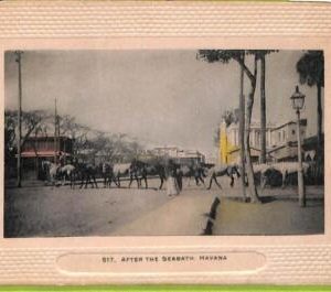 aa5997 - HABANA - Vintage Postcard - After the Seabath - Embossed
