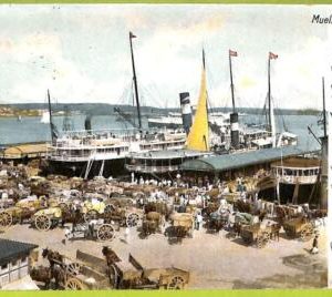 aa6001 - HABANA - Vintage Postcard - Muelle de Luz - 1904